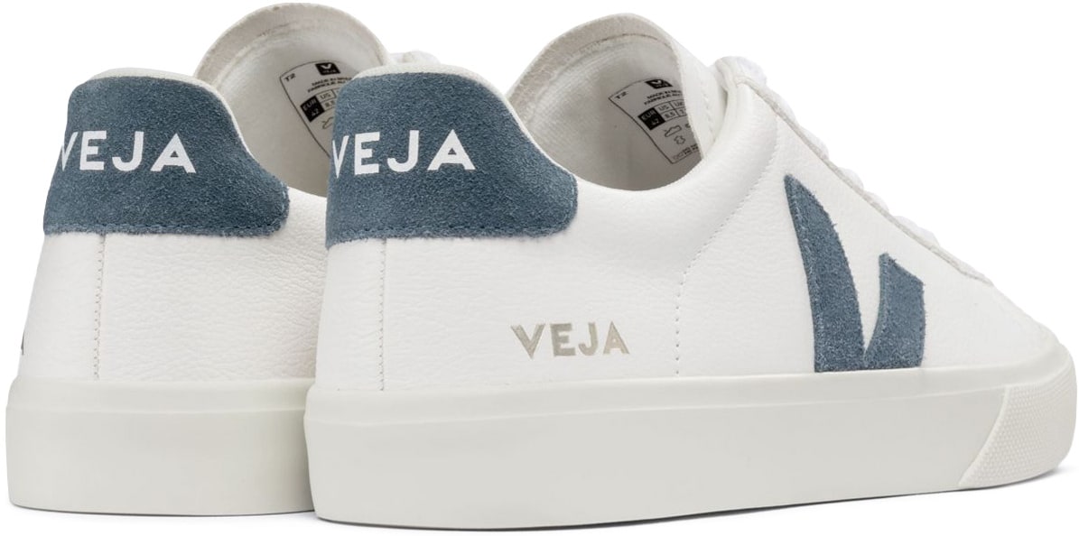 VEJA: White Campo Chromefree Leather - 4