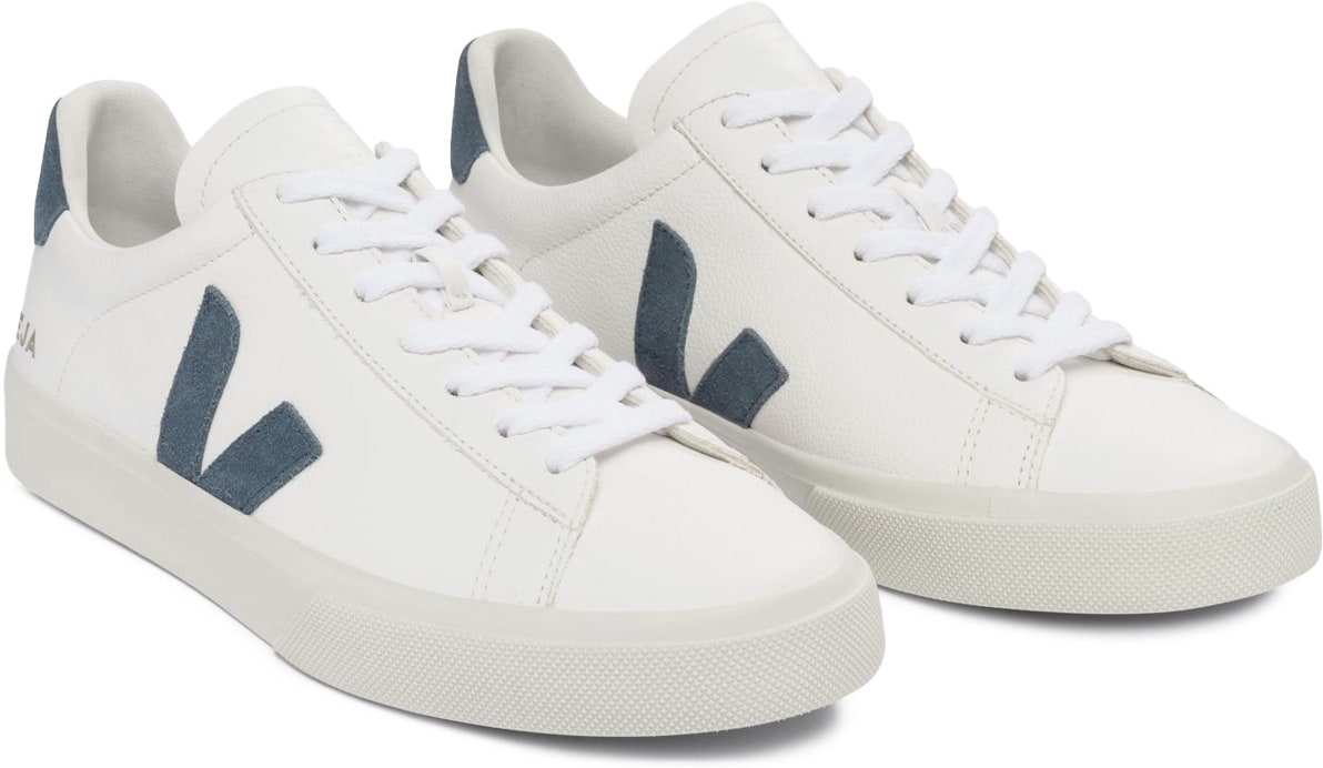 VEJA: White Campo Chromefree Leather - 3