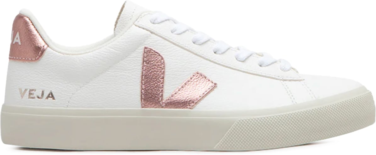 VEJA: White Campo Chromefree Leather - 1