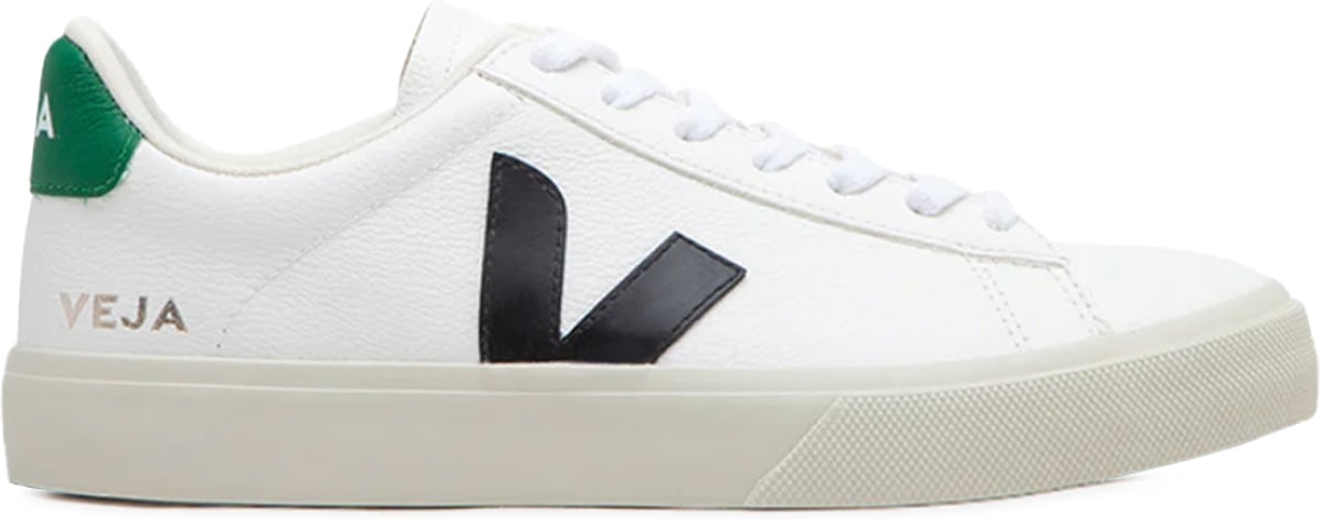 VEJA: White Campo Chromefree Leather - 1