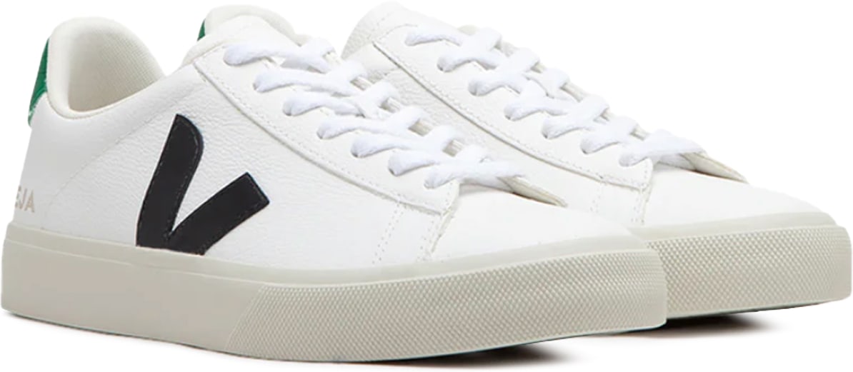 VEJA: White Campo Chromefree Leather - 3