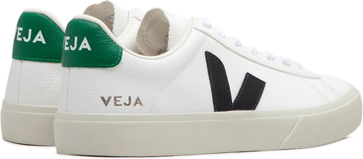 VEJA: White Campo Chromefree Leather - 4