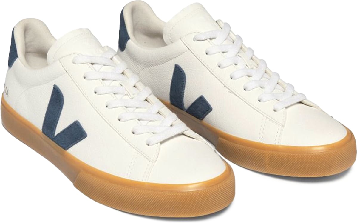 VEJA: White Campo Chromefree Leather - 3