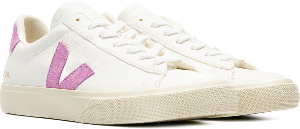 VEJA: White Campo Chromefree Leather - 3