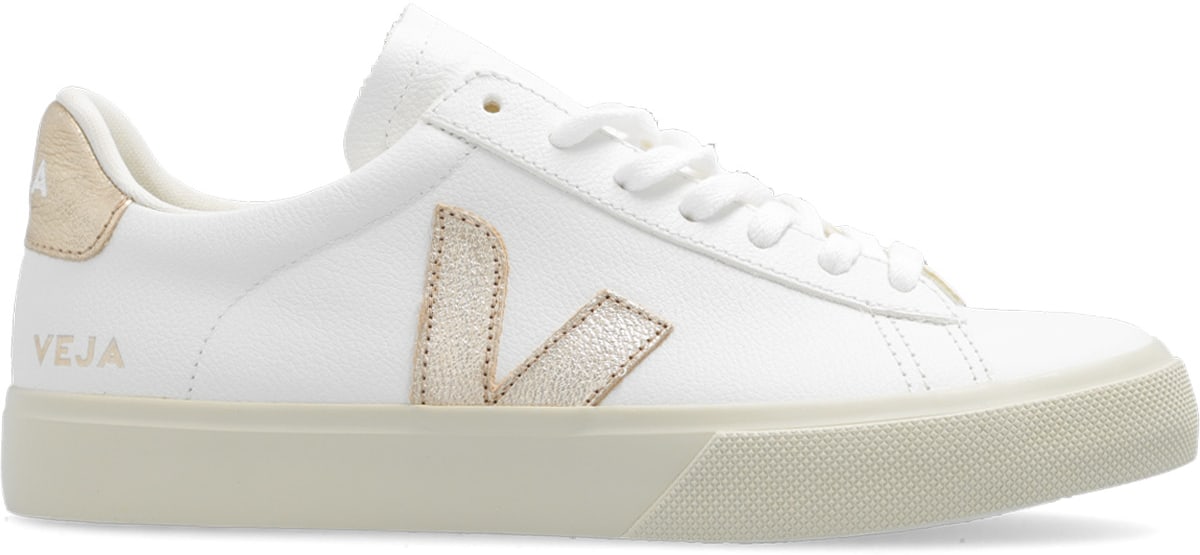 VEJA: White Campo Chromefree Leather - 1