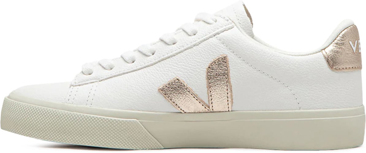 VEJA: White Campo Chromefree Leather - 2