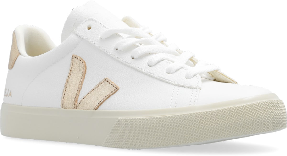 VEJA: White Campo Chromefree Leather - 3