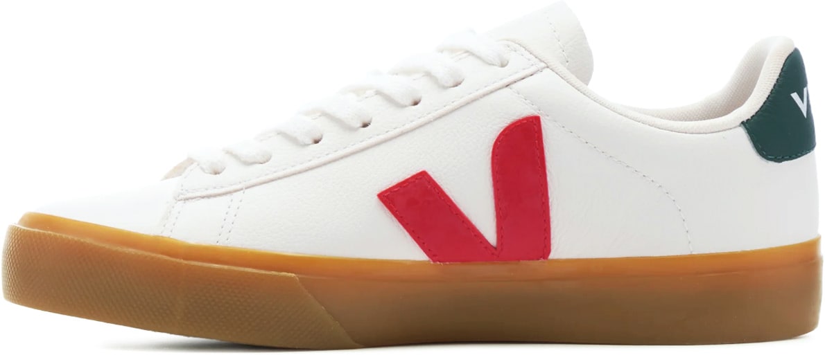 VEJA: Blanc Campo Chromefree Leather Blanc - 2