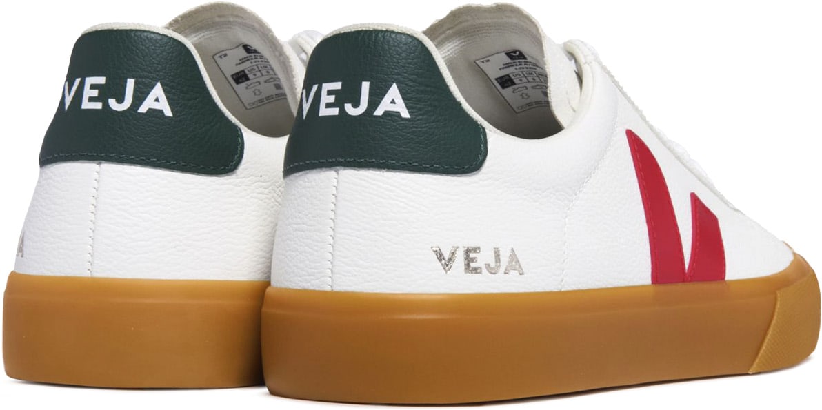 VEJA: White Campo Chromefree Leather - 4