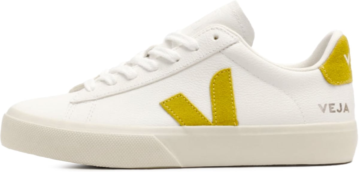 VEJA: Blanc Campo Chromefree Leather Blanc - 2