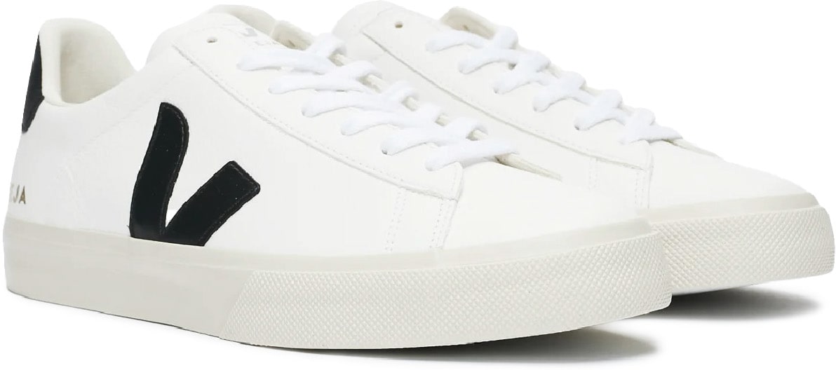 VEJA: Blanc Campo Chromefree Cuir Blanc - 3