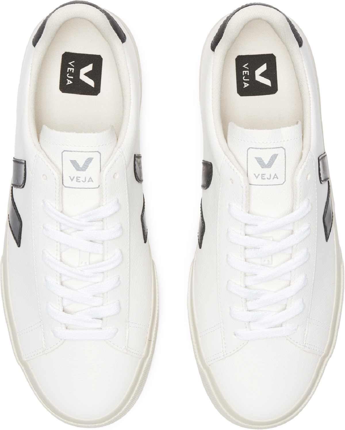 VEJA: Blanc Campo Chromefree Cuir Blanc - 4