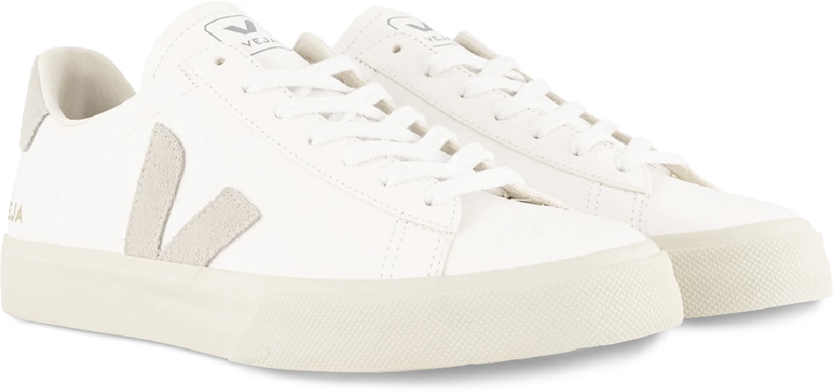 VEJA: Blanc Campo Chromefree Cuir Blanc - 3