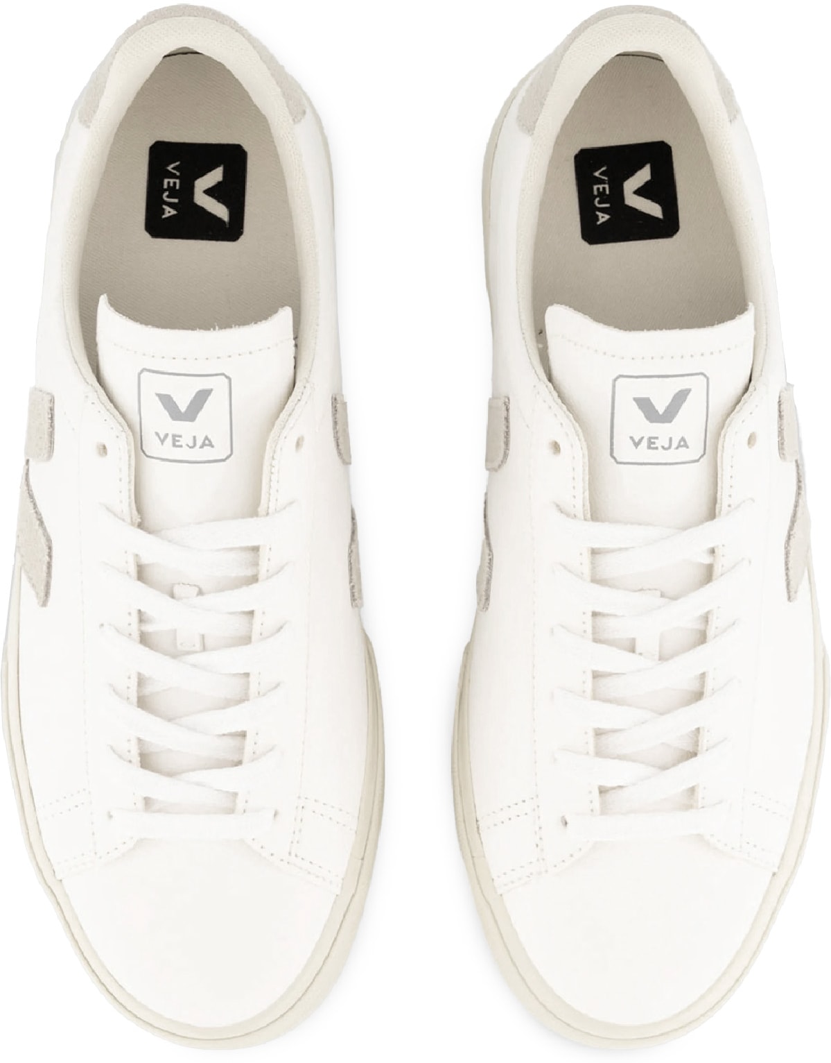 VEJA: Blanc Campo Chromefree Cuir Blanc - 4