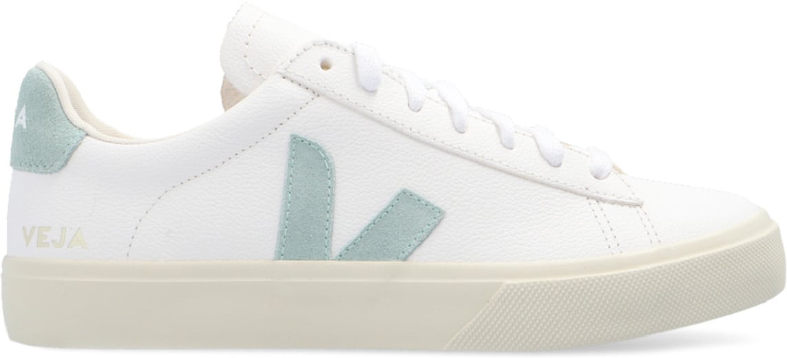 VEJA: White Campo Chromefree Leather - 1