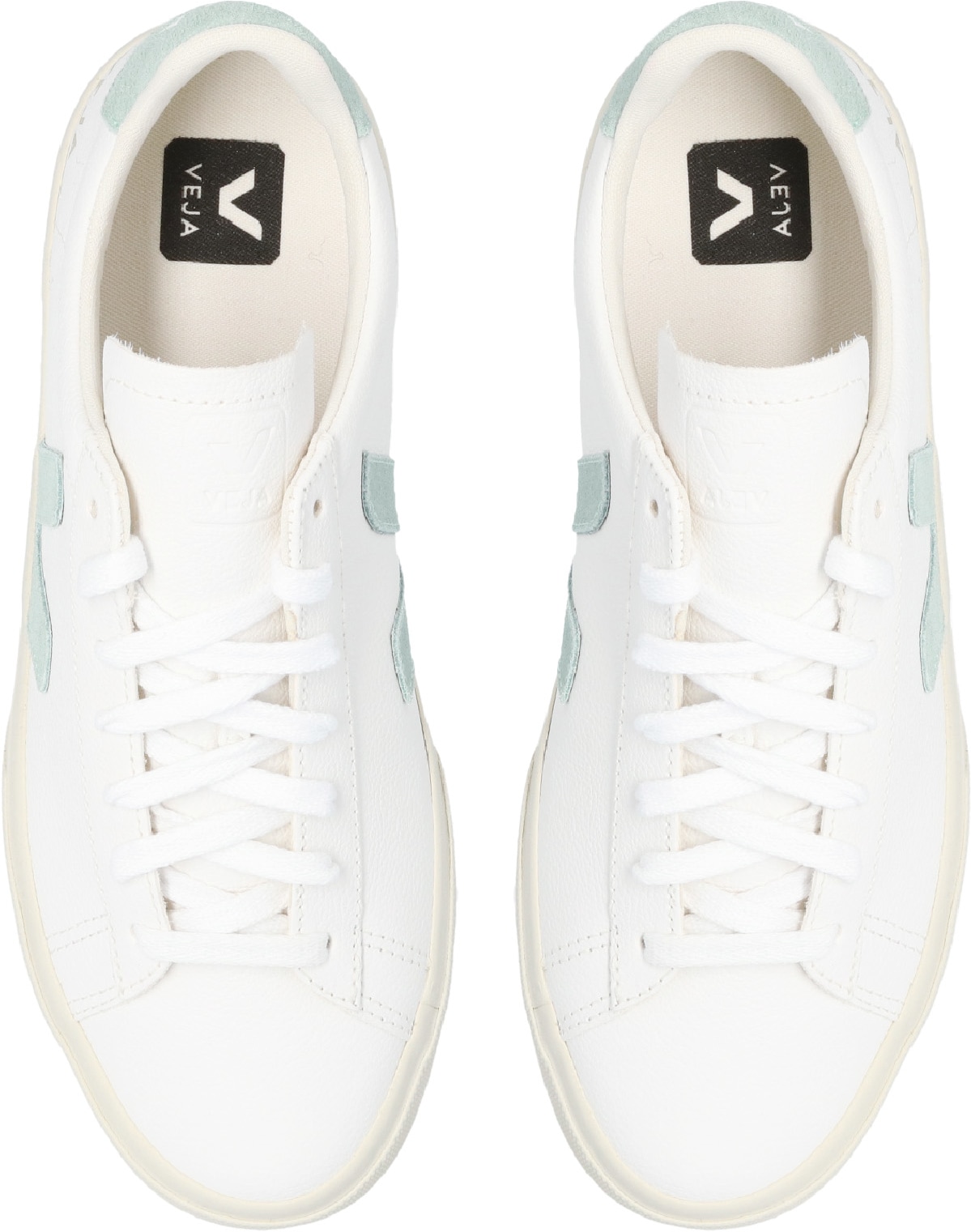 VEJA: White Campo Chromefree Leather - 4