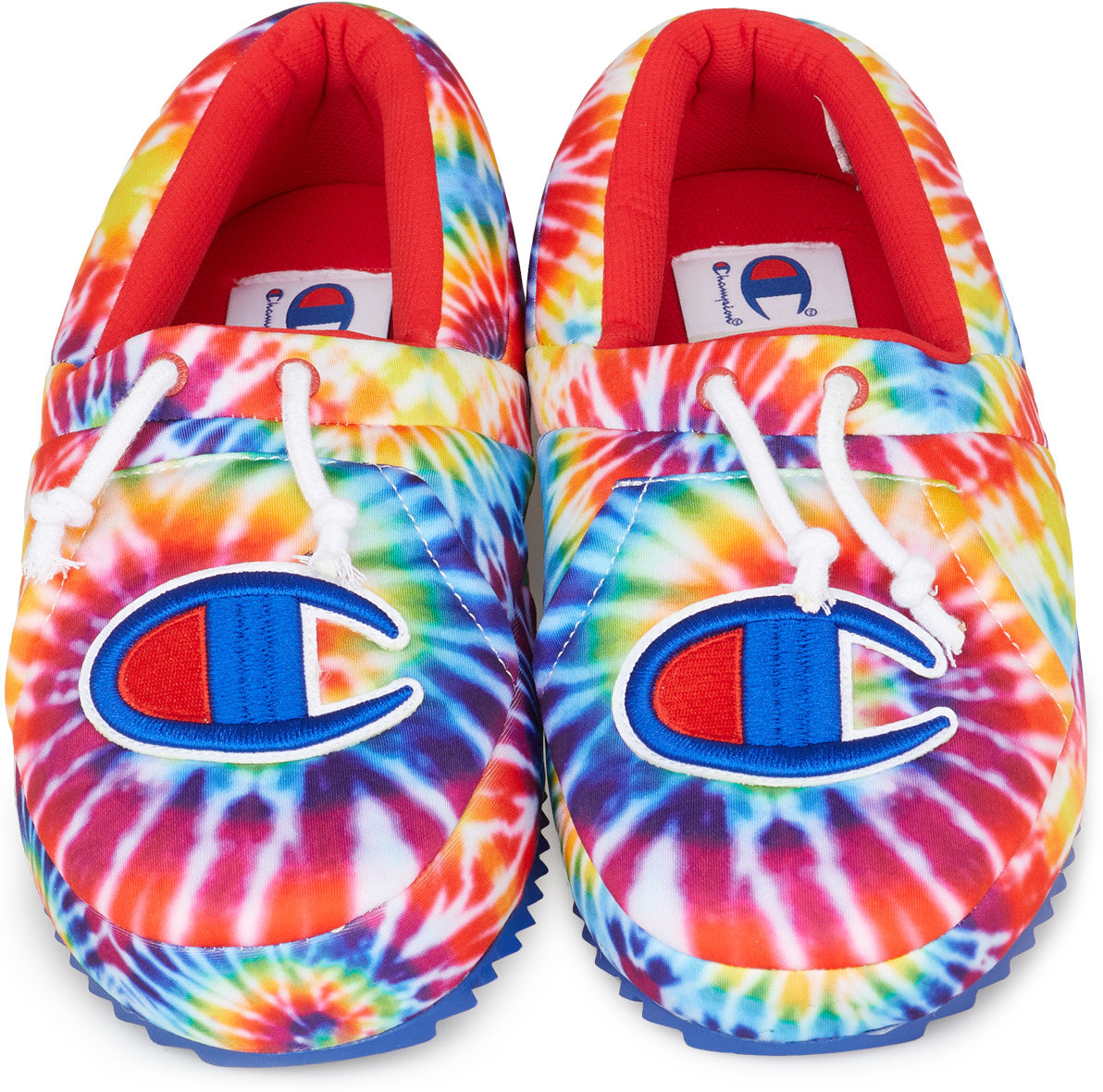 Champion: Multicolor University Tie -Dye Slippers - 4