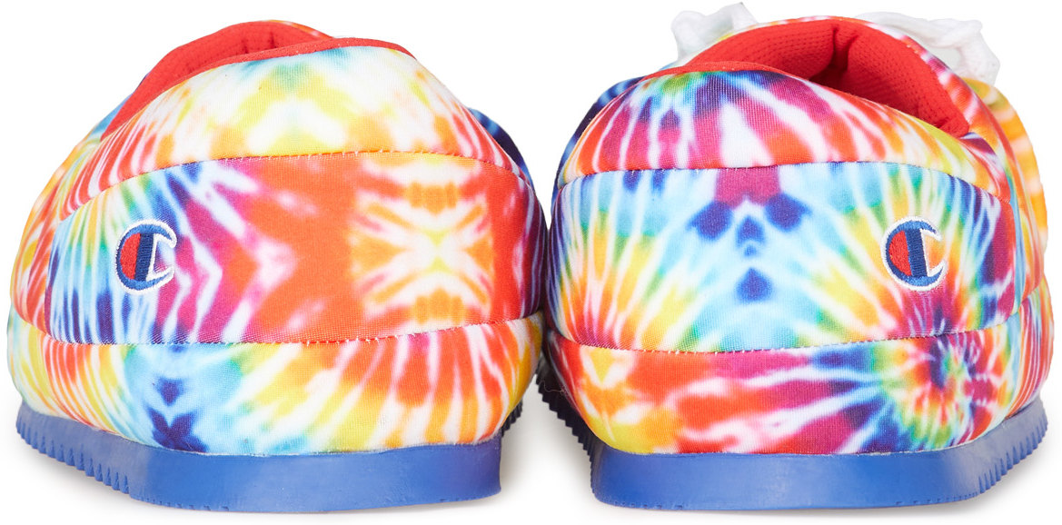 Champion: Multicolor University Tie -Dye Slippers - 5