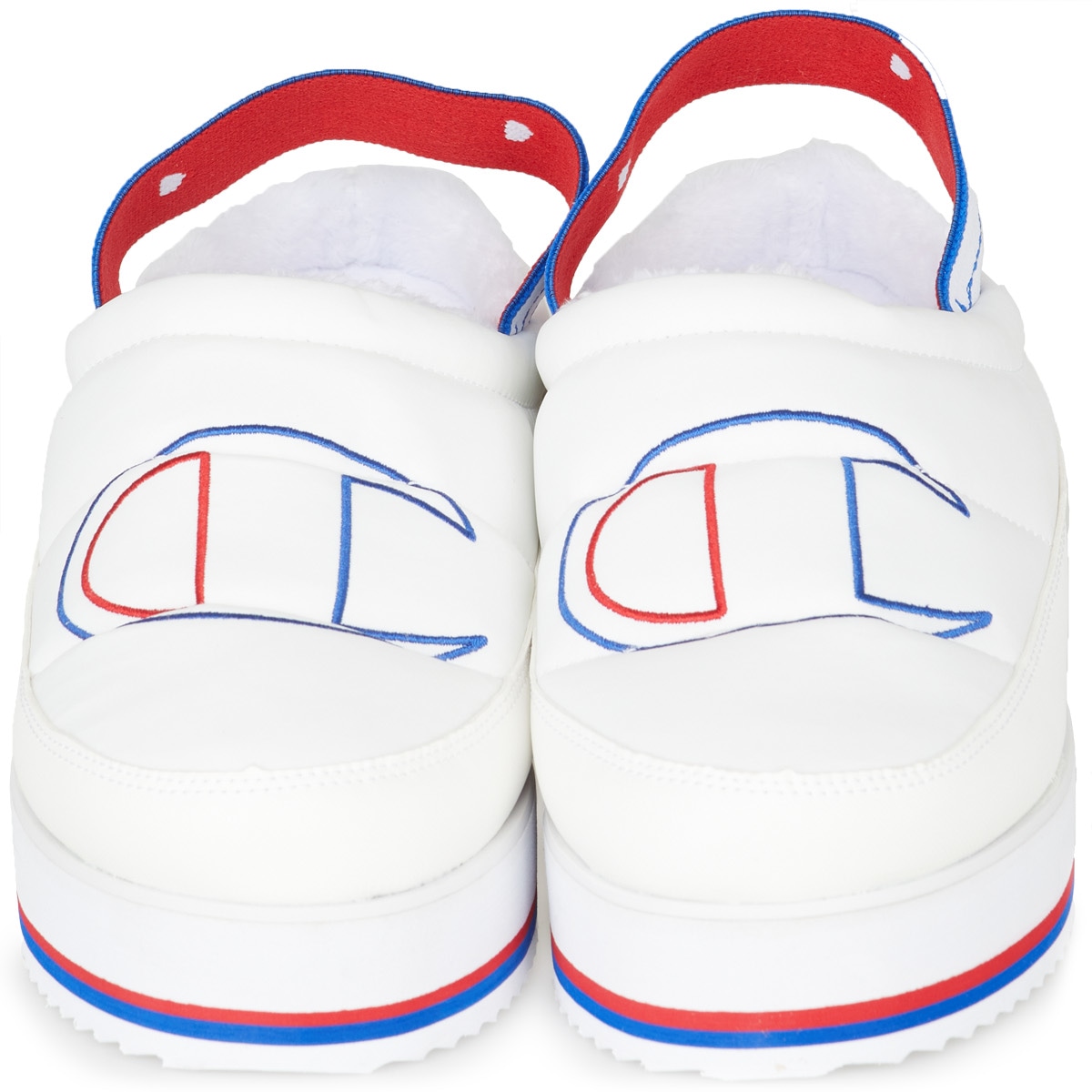 Champion: Blanc Pantoufles Hot Stuff Sling Back Blanc - 5