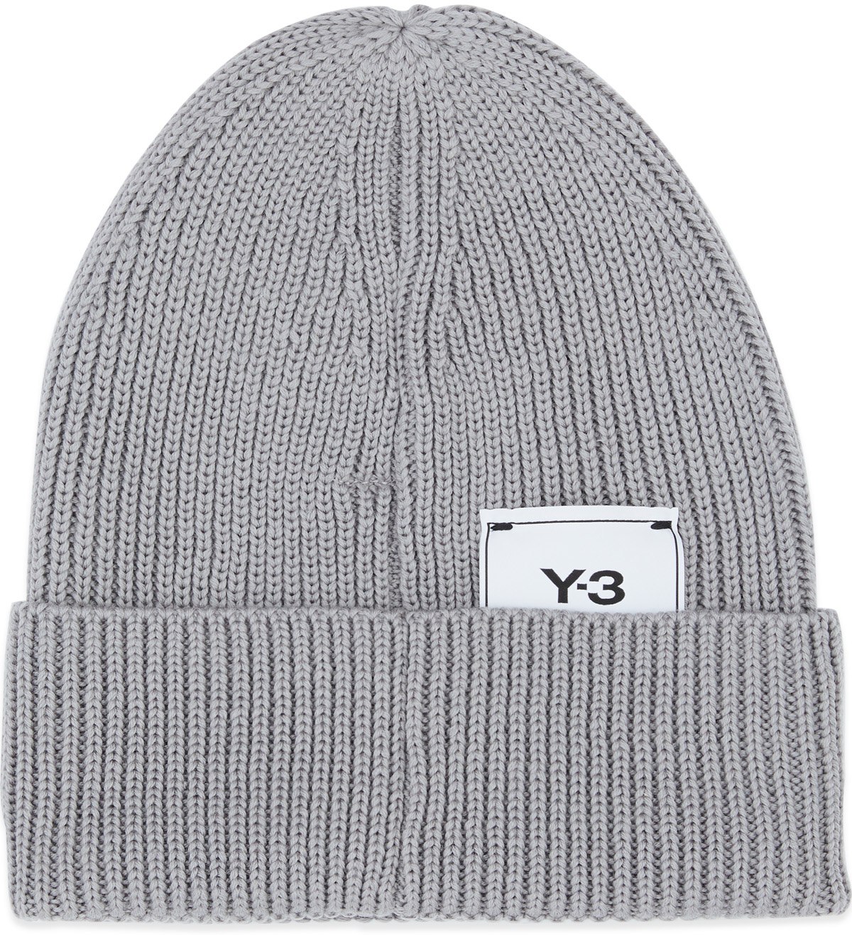 Y-3: Grey Classic Beanie - 1