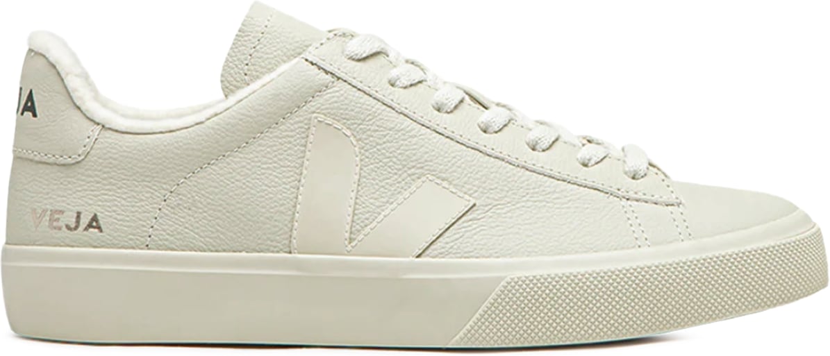 VEJA: Neutrals Campo Fured Chromefree Leather - 1