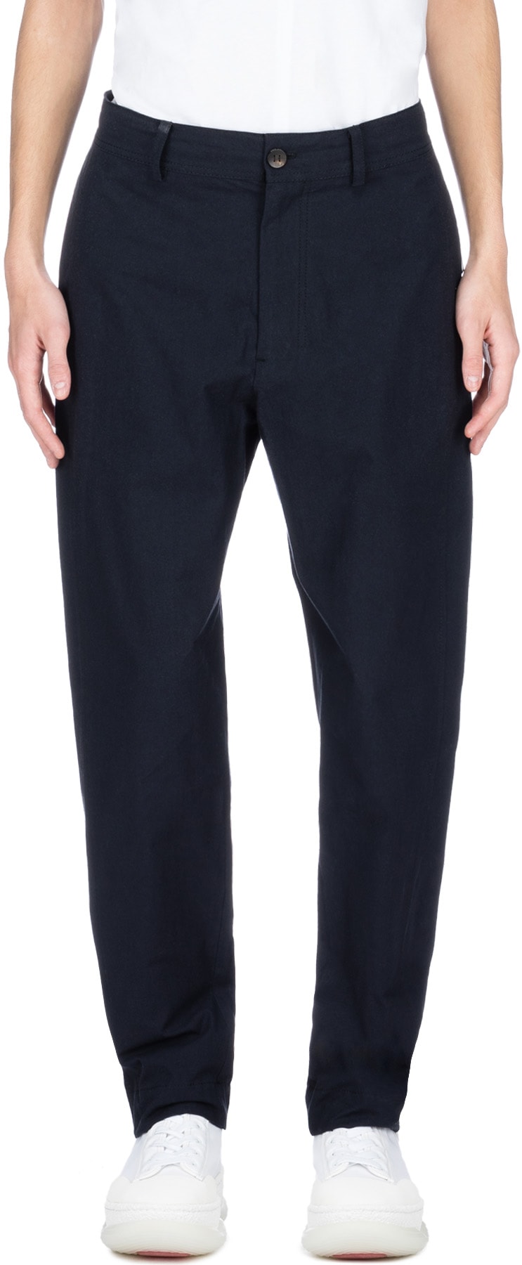 Damir Doma: Bleu Pantalon Powe- Bleu Minuit Bleu - 1