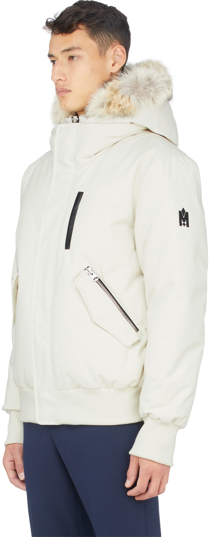 Mackage: Blanc Blouson Aviateur Dixon-C Blanc - 2