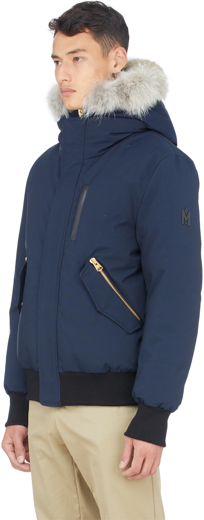 Mackage: Bleu Blouson Aviateur Dixon-C Bleu - 2