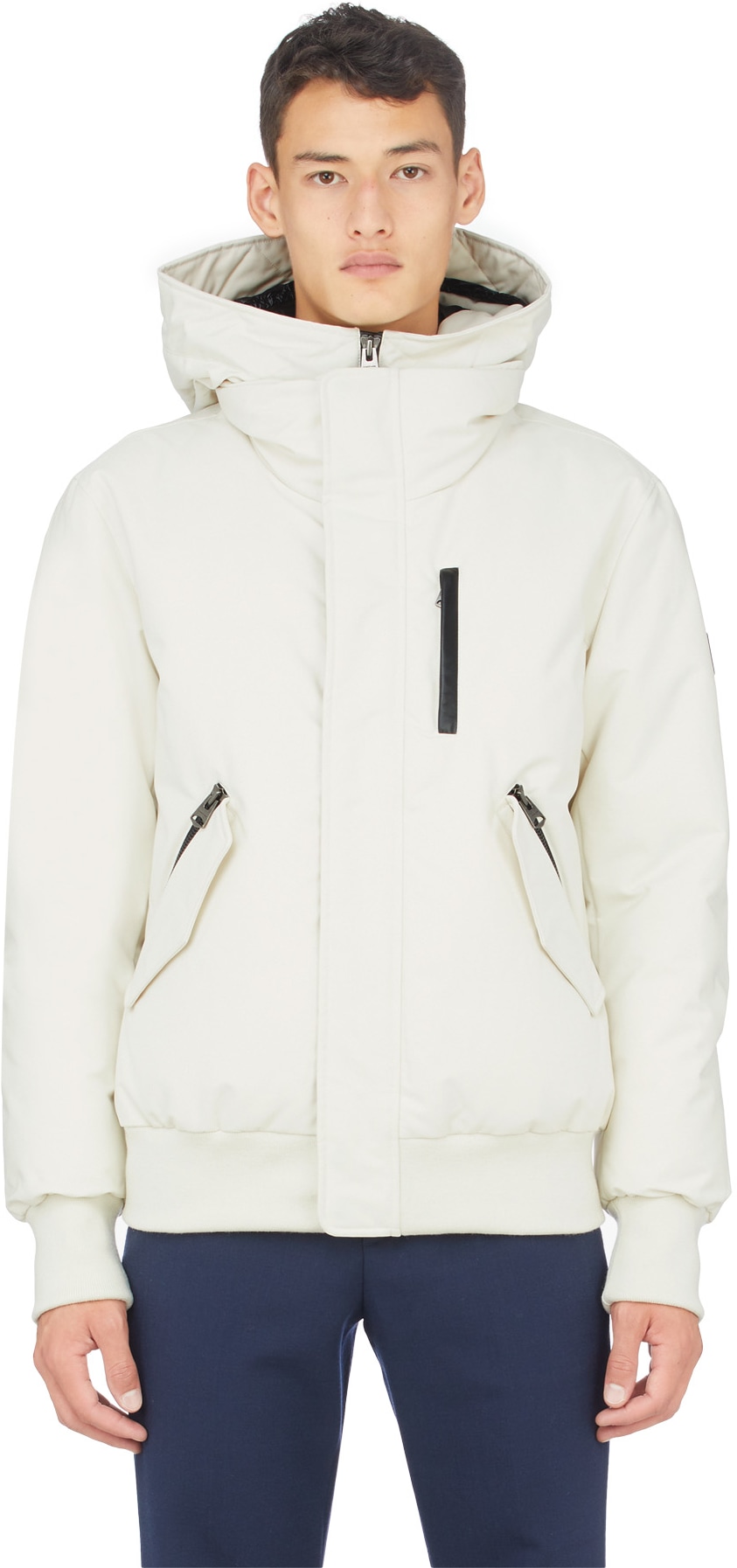 Mackage: Blanc Blouson Aviateur Dixon-NFR Blanc - 1