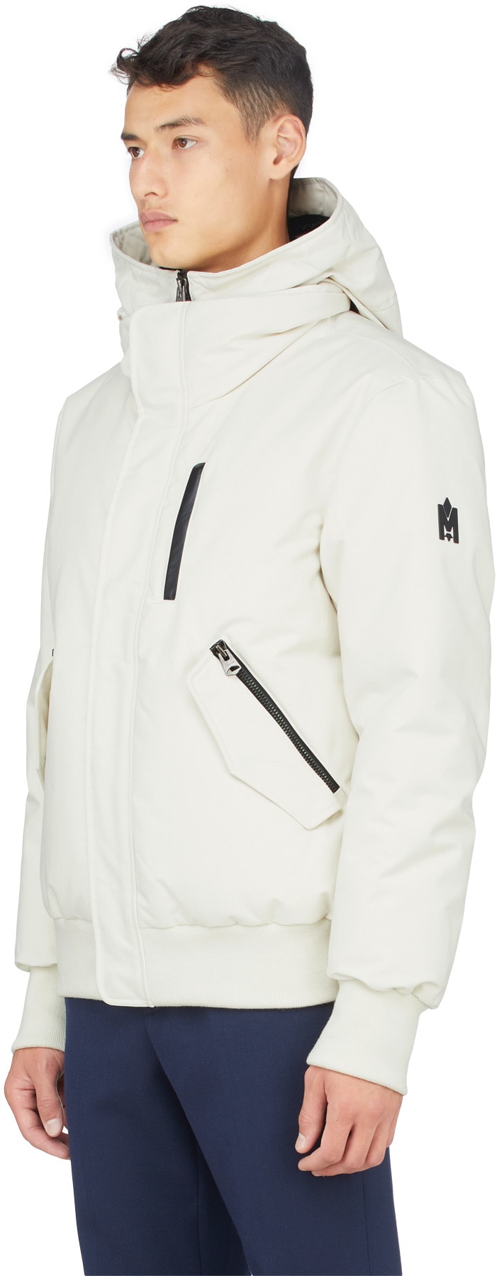 Mackage: Blanc Blouson Aviateur Dixon-NFR Blanc - 2