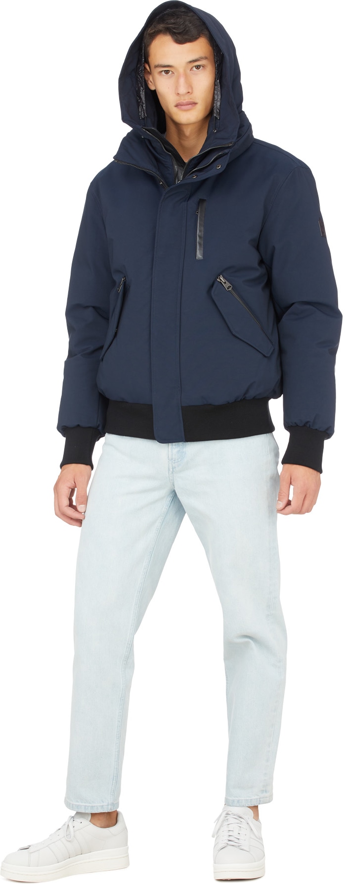 Mackage: Bleu Blouson Aviateur Dixon-NFR Bleu - 4