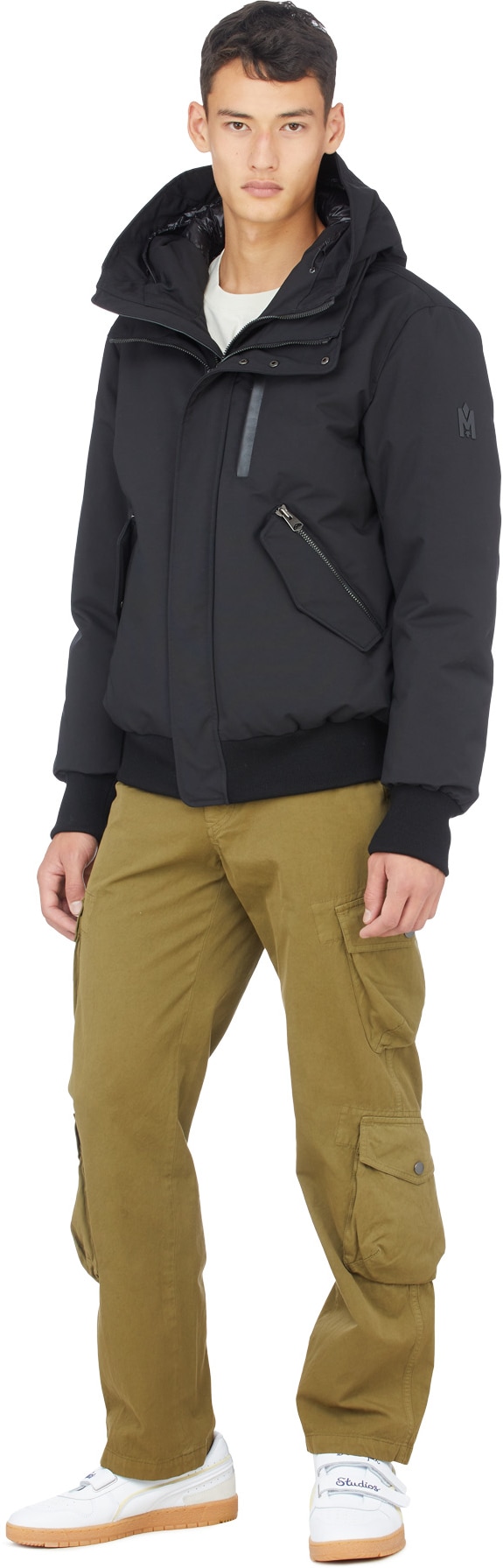 Mackage: Noir Blouson Aviateur Dixon-NFR Noir - 4