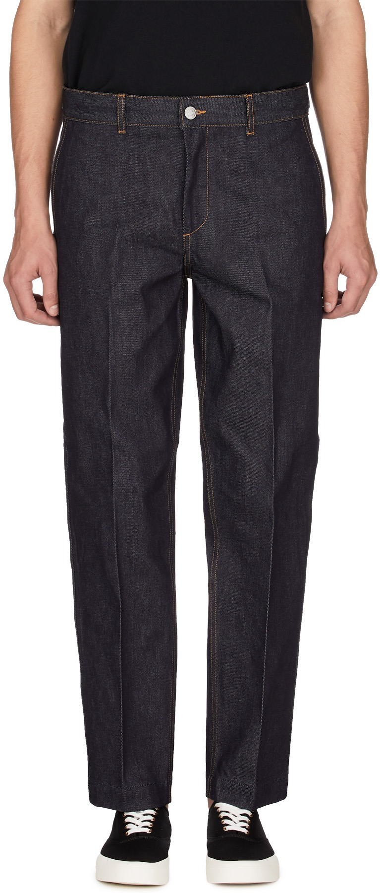 Maison Kitsuné: Bleu Pantalon 7/8 Bleu - 1