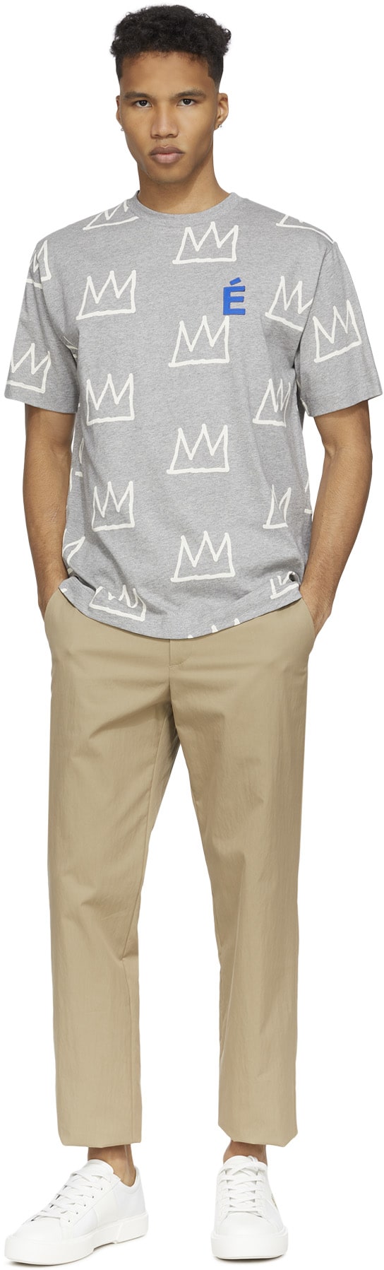 Études: Gris T-Shirt Wonder Crown Gris - 4