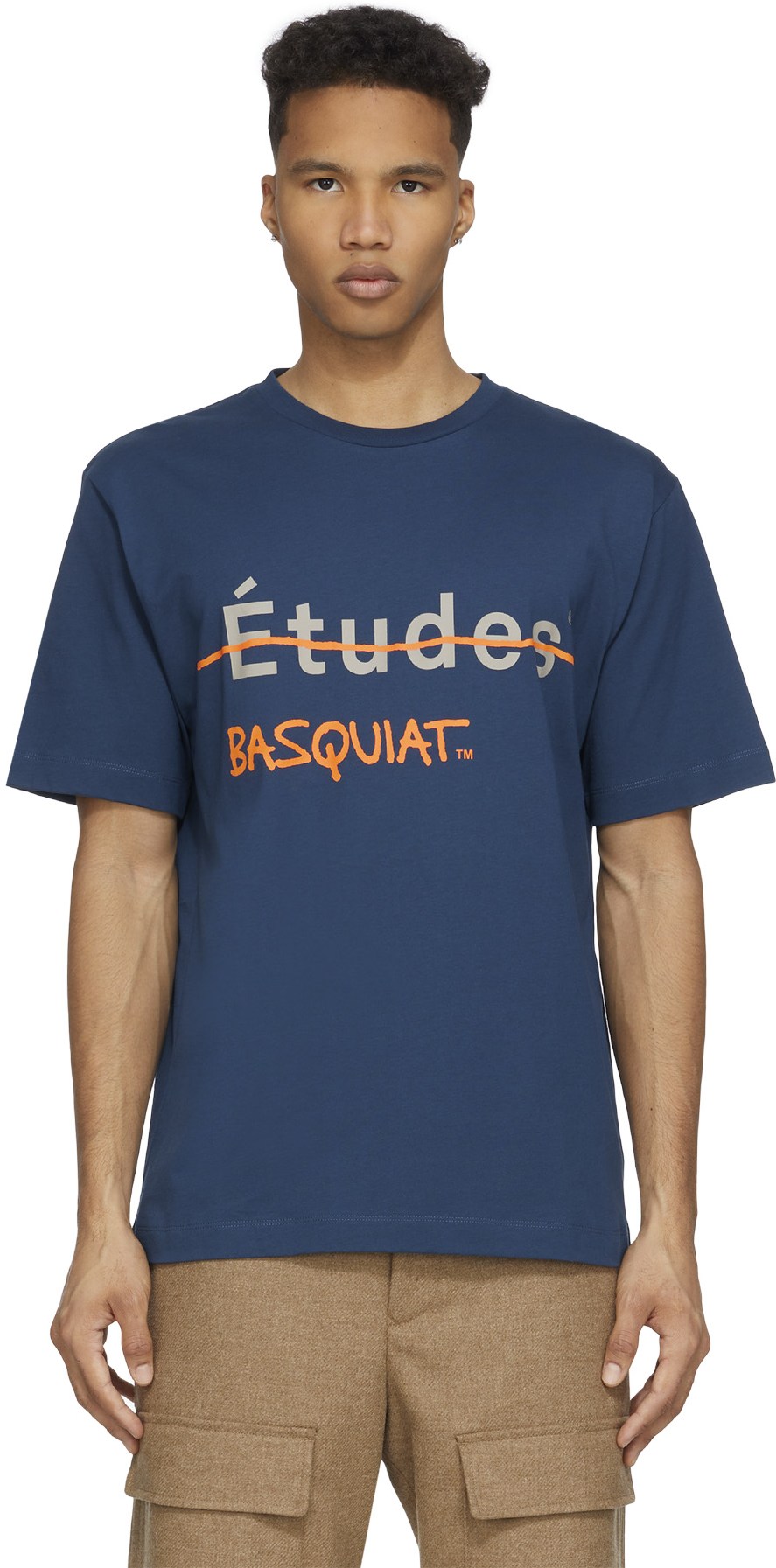 Études: Blue Wonder Etudes Basquiat T-Shirt - 1