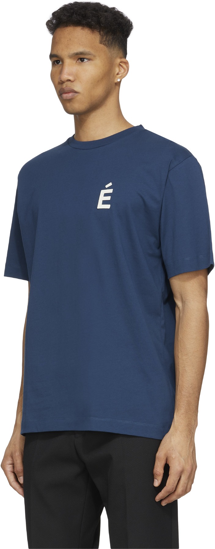 Études: Bleu T-Shirt Wonder Patch Bleu - 2