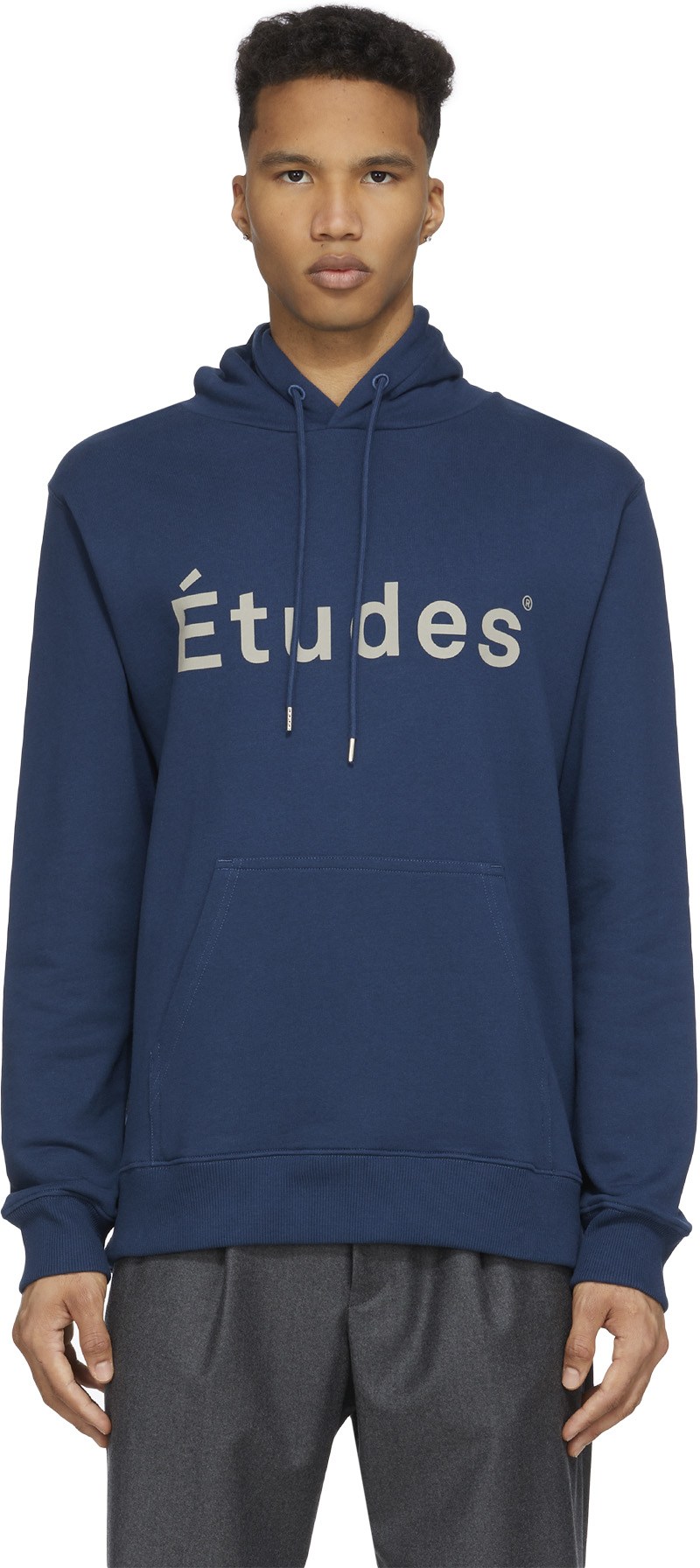 Études: Bleu Pull à Capuche Klein Etudes Bleu - 1