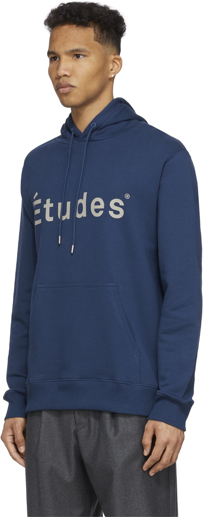 Études: Bleu Pull à Capuche Klein Etudes Bleu - 2