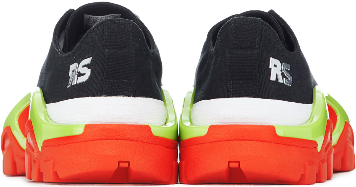 adidas by Raf Simons: Black Raf Simons Detroit Runner - 5