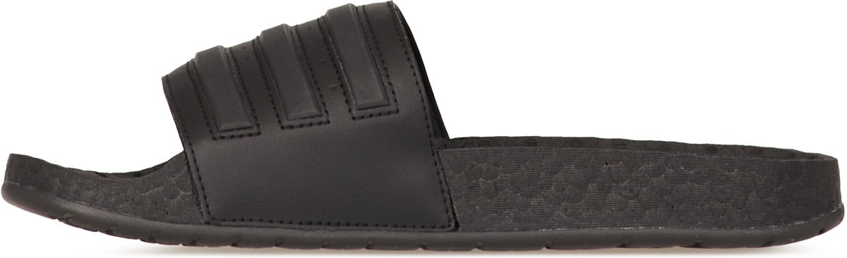 adidas Originals: Black Adilette Boost - 2