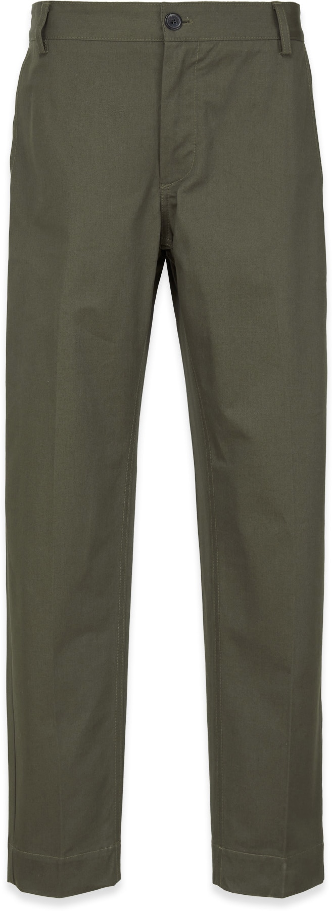 Maison Kitsuné: Green 18cm Carrot Pant - 1