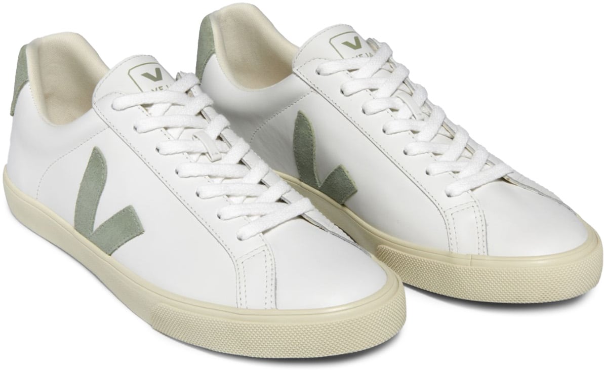 VEJA: White Esplar Leather - 3