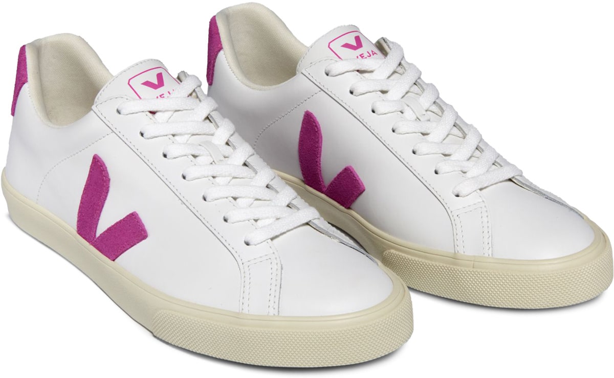 VEJA: White Esplar Leather - 2