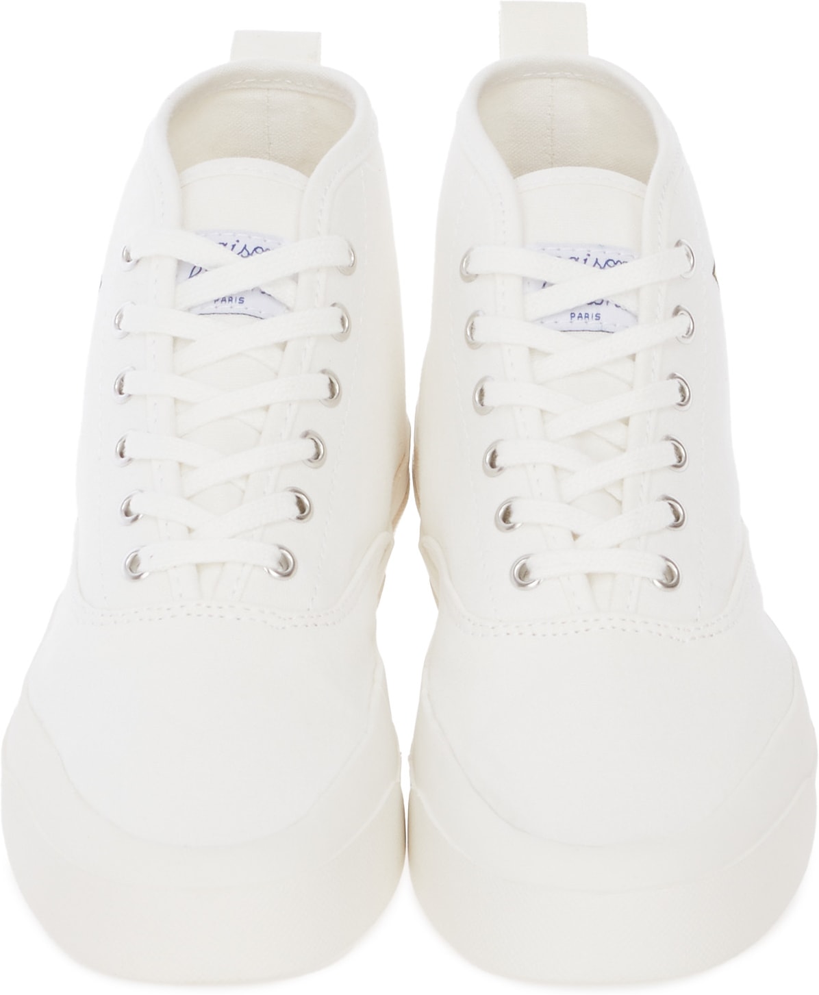 Maison Kitsuné: Neutrales Chaussures Rainbow Triangle Fox Neutrales - 4