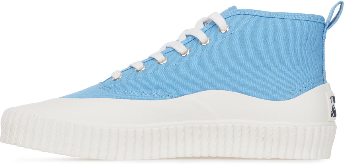 Maison Kitsuné: Bleu Chaussures Acide Patch Bleu - 2