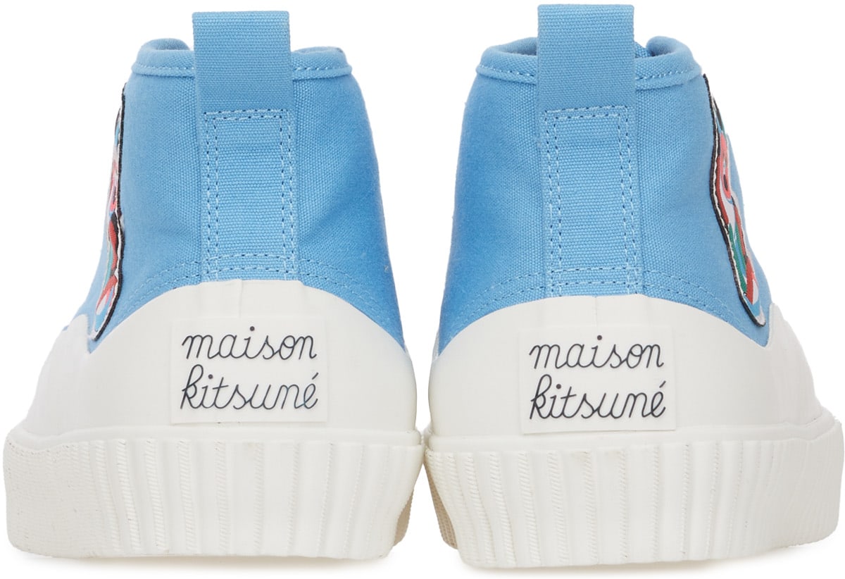 Maison Kitsuné: Blue Acide Patch High Top - 5