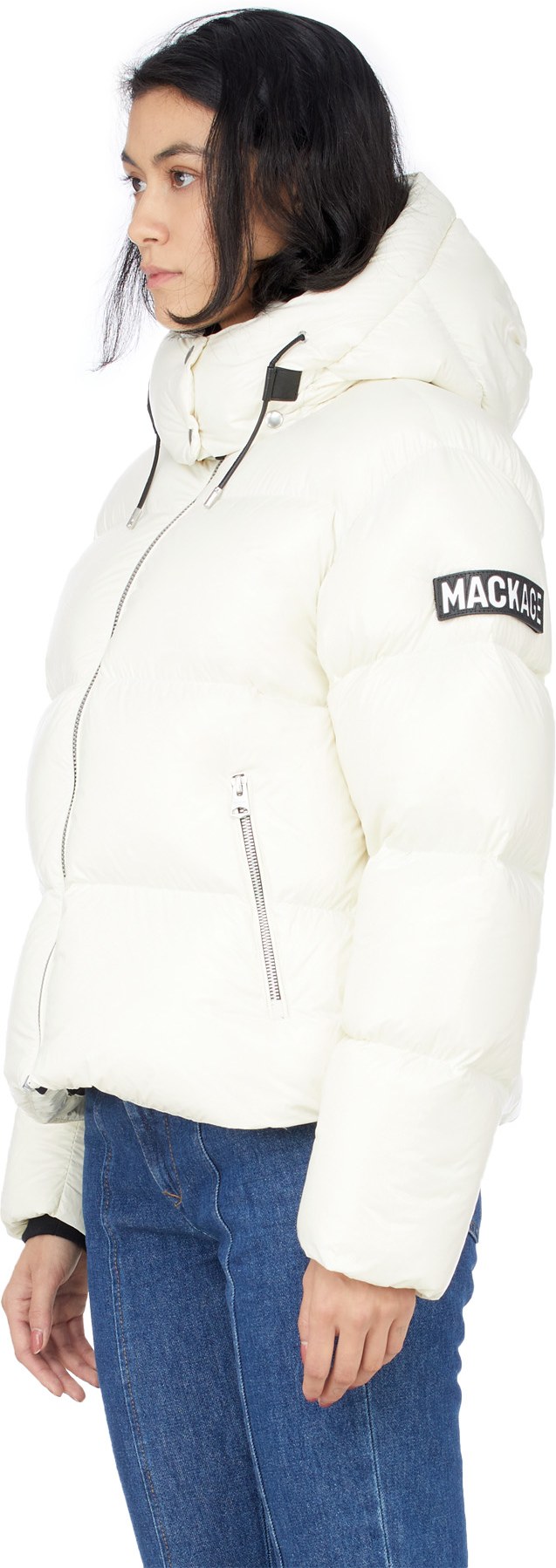 Mackage: Blanc Manteau Evie Blanc - 2