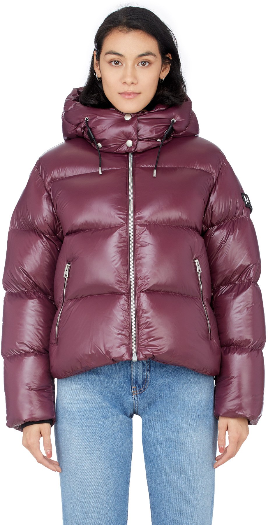Mackage: Purple Evie Puffer Jacket - 1