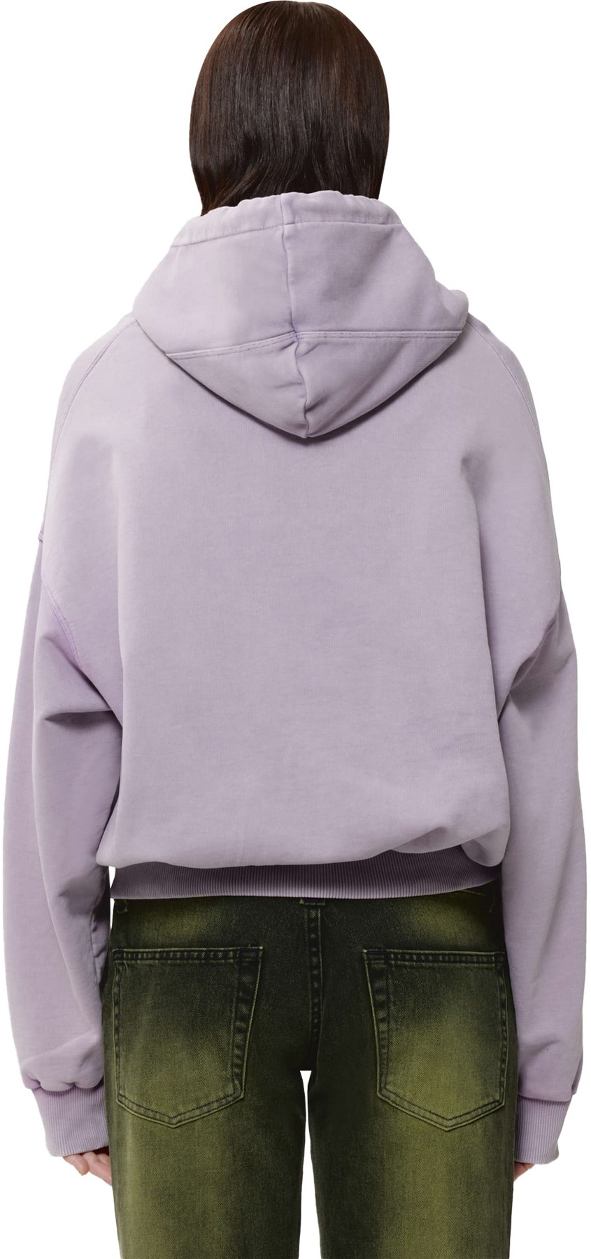 AVAVAV: Purple Shoulderless Hoodie - 4