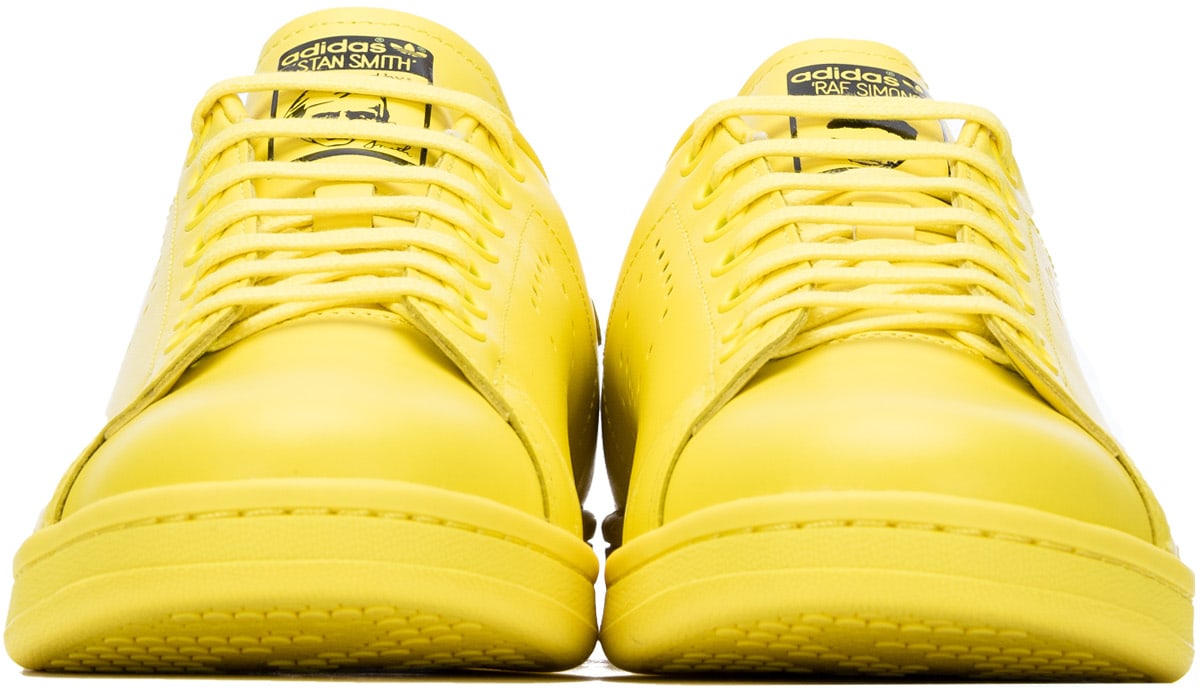 adidas by Raf Simons: Yellow Raf Simons Stan Smith - 3